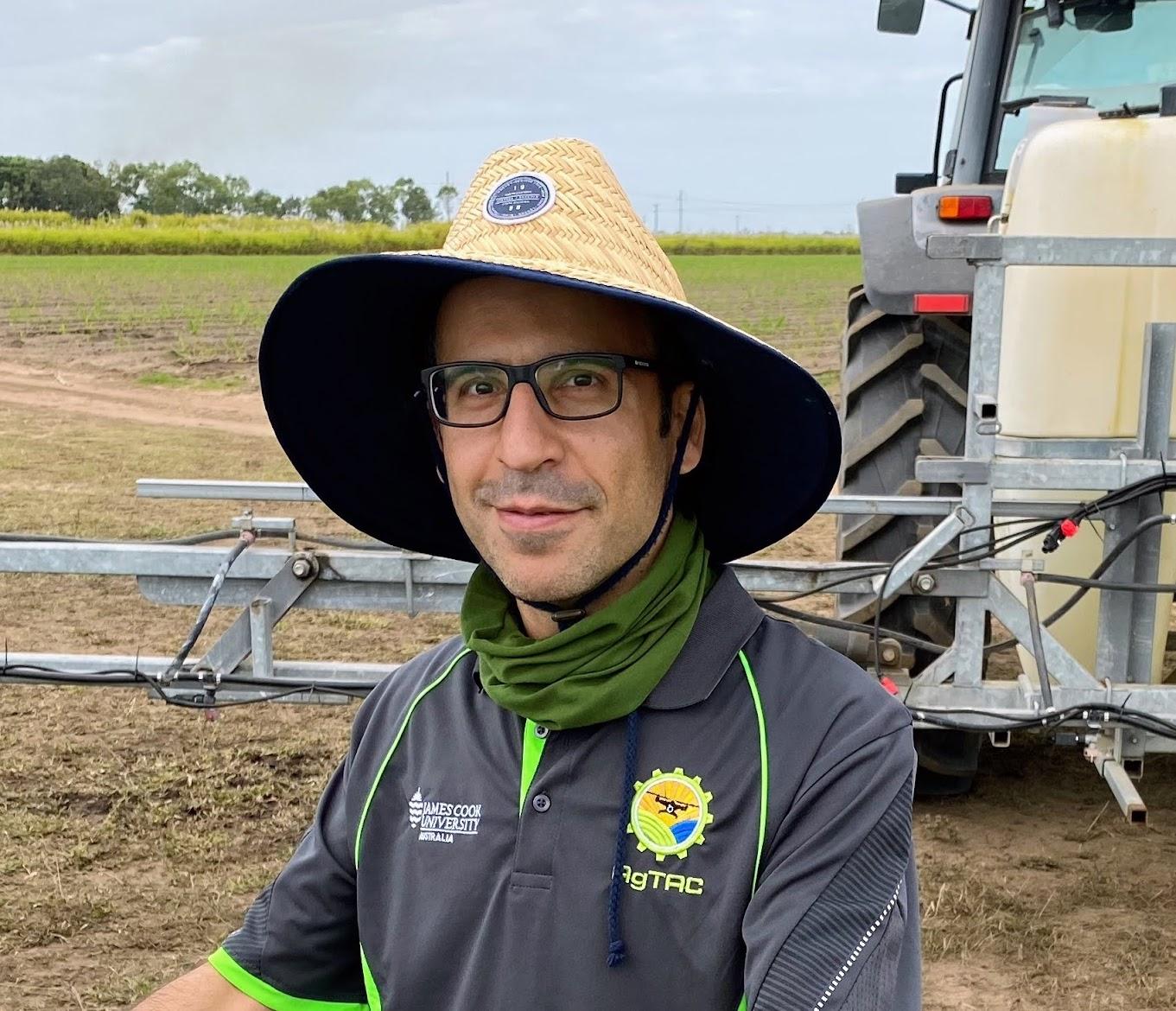 Photo of a person on a farm