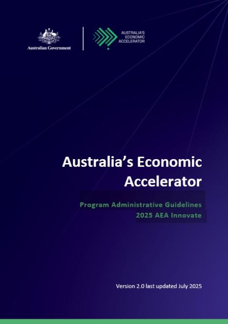 Program administrative guidelines 2025 AEA Innovate thumbnail