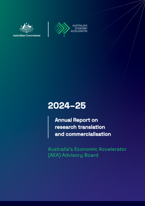 Front cover of the annual report document