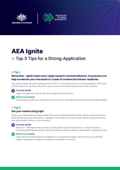 AEA Ignite R3 - Webinar - Top 5 Tips for a Strong Application.pdf